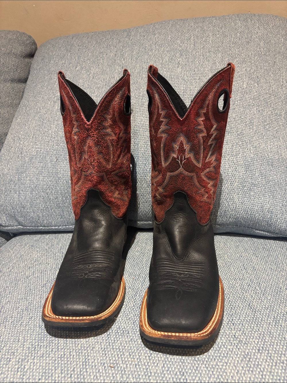 Justin Bent rail cowboy boots! Men’s 9